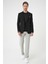 Slim Fit Mono Yaka Torba Cep Çift Yırtmaçlı Casual Siyah Ceket C 711 4