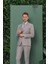 Tk 871 Slim Fit Gri Klasik Takım Elbise 4