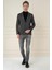 C 684 Slim Fit Siyah Spor Ceket 1