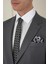 Slim Fit Çift Yırtmaç Mono Yaka Klasik Füme Takım Elbise Tk 912 5