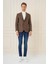 C 689 Slim Fit Kahve Spor Ceket 1