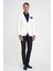 Comfort Fit Mono Yaka Kelebek Astarlı Dokulu Ekru Ceket C 715 2