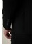 Slim Fit Çift Yırtmaç Mono Yaka Klasik Siyah Takım Elbise Tk 912 5