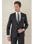 Slim Fit Çift Yırtmaç Mono Yaka Klasik Antrasit Takım Elbise Tk 912 3