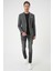 C 695 Slim Fit Antrasit Spor Ceket 1