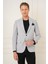 C 686 Slim Fit Gri Spor Ceket 2