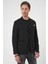 Regular Kalıp Mono Yaka Torba Cep Casual Siyah Ceket C 709 5