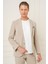 C 680 Slim Fit Bej Spor Ceket 2