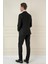 Tk 910 Slim Fit Siyah Spor Takım Elbise 5