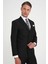 Slim Fit Çift Yırtmaç Kruvaze Klasik Siyh Takım Elbise Tk 919 5