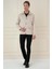Comfort Fit Mono Yaka Kapaklı Cep Casual Taş Ceket C 699 2