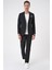 Slim Fit Torba Cep Spandex Karışımlı Casual Siyah Ceket C 714 4