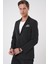 Slim Fit Torba Cep Spandex Karışımlı Casual Siyah Ceket C 714 5