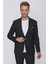 C 624 Slim Fit Siyah Spor Ceket 4