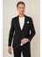 C 690 Slim Fit Siyah Spor Ceket 4