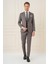 Slim Fit Esnek Yelekli Klasik Vizon Takım Elbise Tk 897 1