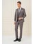 Slim Fit Esnek Yelekli Klasik Vizon Takım Elbise Tk 897 2