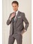 Slim Fit Esnek Yelekli Klasik Vizon Takım Elbise Tk 897 5