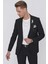 C 632 Slim Fit Siyah Spor Ceket 3