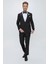 Black 062 Slim Fit Çıkma Saten Yaka Siyah Damatlık Smokin Takım 1