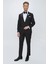 Black 062 Slim Fit Çıkma Saten Yaka Siyah Damatlık Smokin Takım 2