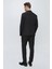 Black 062 Slim Fit Çıkma Saten Yaka Siyah Damatlık Smokin Takım 3