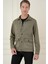 Comfort Fit Mono Yaka Kapaklı Cep Casual Haki Ceket C 699 1
