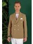 C 644 Slim Fit Camel Spor Ceket 2