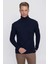 Tr 850 Slim Fit Lacivert Klasik Triko 1