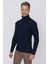Tr 850 Slim Fit Lacivert Klasik Triko 3