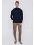 Tr 850 Slim Fit Lacivert Klasik Triko 4