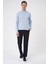 Tr 876 Slim Fit Mavi Klasik Triko 1