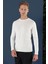 Tr 858 Slim Fit Ekru Klasik Triko 5