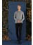 Tr 858 Slim Fit Gri Klasik Triko 2