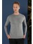 Tr 858 Slim Fit Gri Klasik Triko 4