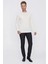 Tr 840 Slim Fit Beyaz Klasik Triko 3