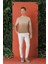Slim Fit Degrade Desen Bisiklet Yaka Bej Triko Tr 866 3