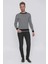 Tr 843 Slim Fit Siyah Klasik Triko 3
