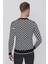 Tr 843 Slim Fit Siyah Klasik Triko 5