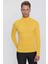 Tr 848 Slim Fit Sarı Klasik Triko 5