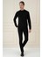 Tr 876 Slim Fit Siyah Klasik Triko 1