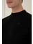 Tr 876 Slim Fit Siyah Klasik Triko 5