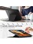 Apple iPad Air 11 Inc M3 (2025) Kartlıklı Multifonksiyonel Manyetik Standlı Kalemlikli Zırhlı Smart Kılıf A3266 A3267 3