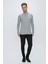 Tr 852 Slim Fit Gri Klasik Triko 4