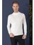 Tr 863 Slim Fit Ekru Klasik Triko 1