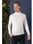 Tr 863 Slim Fit Ekru Klasik Triko 2