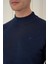 Tr 876 Slim Fit Lacivert Klasik Triko 4