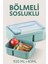 Bölmeli Sosluklu Beslenme Kabı 920 ml + 40 ml 1