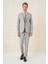 Tk 902 Slim Fit Gri Klasik Takım Elbise 1