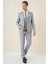 Tk 903 Slim Fit Gri Klasik Takım Elbise 2